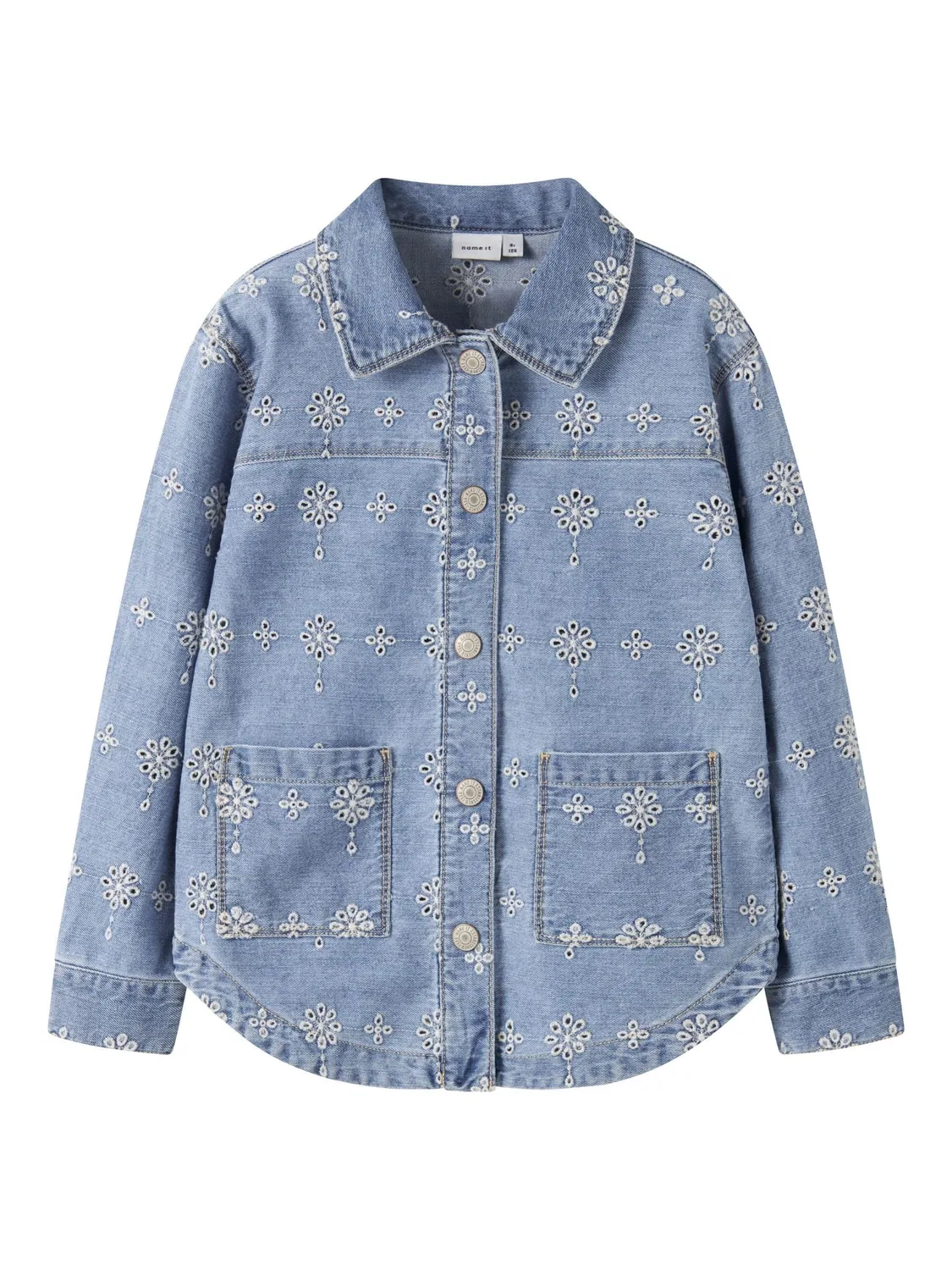 Джинсовая куртка, light blue denim, Name it