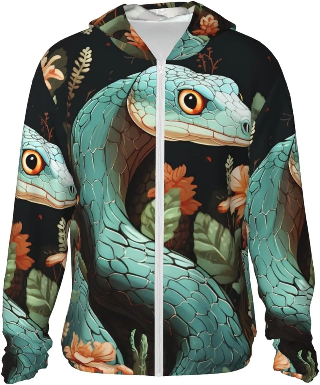 

Тонкая толстовка с капюшоном UPF 50+ для защиты от солнца LZQPOEAS