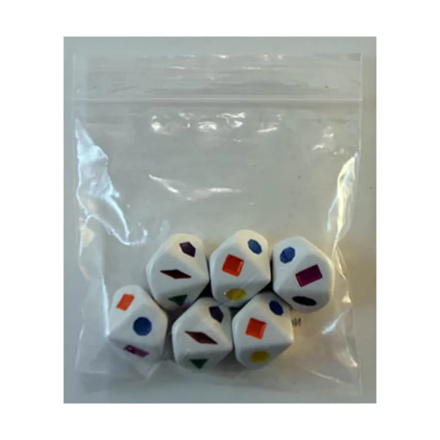 

d10, 20 мм, набор фигур №1 (6), Dice - Symbols, Functional & Unique Dice