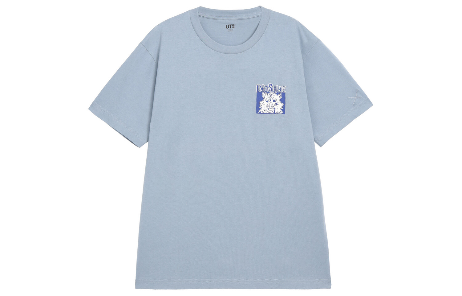

Футболка унисекс синяя Uniqlo, синий