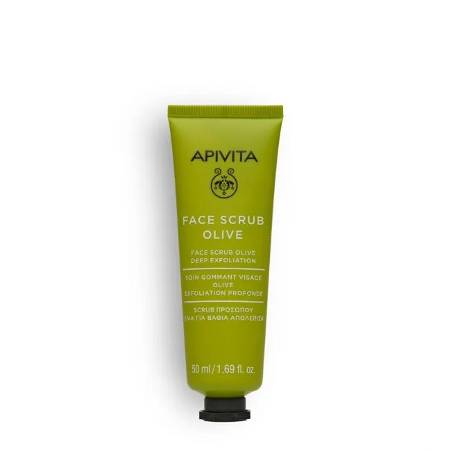 

Apivita Face Scrub Olive 50 мл Отшелушивающий скраб
