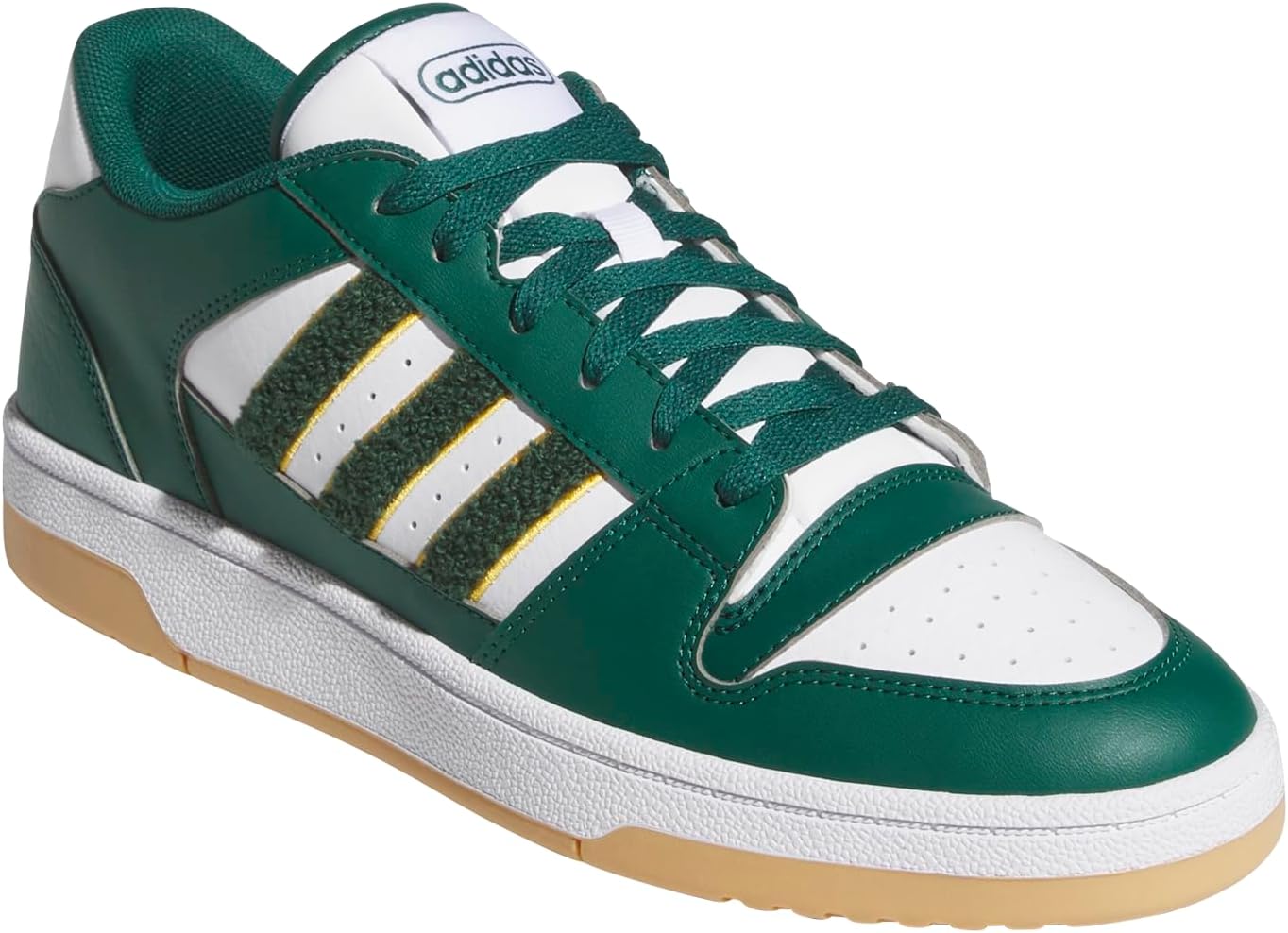 Кроссовки Adidas Унисекс-Взрослые Break Start, белый/зеленый/желтый — фото 2