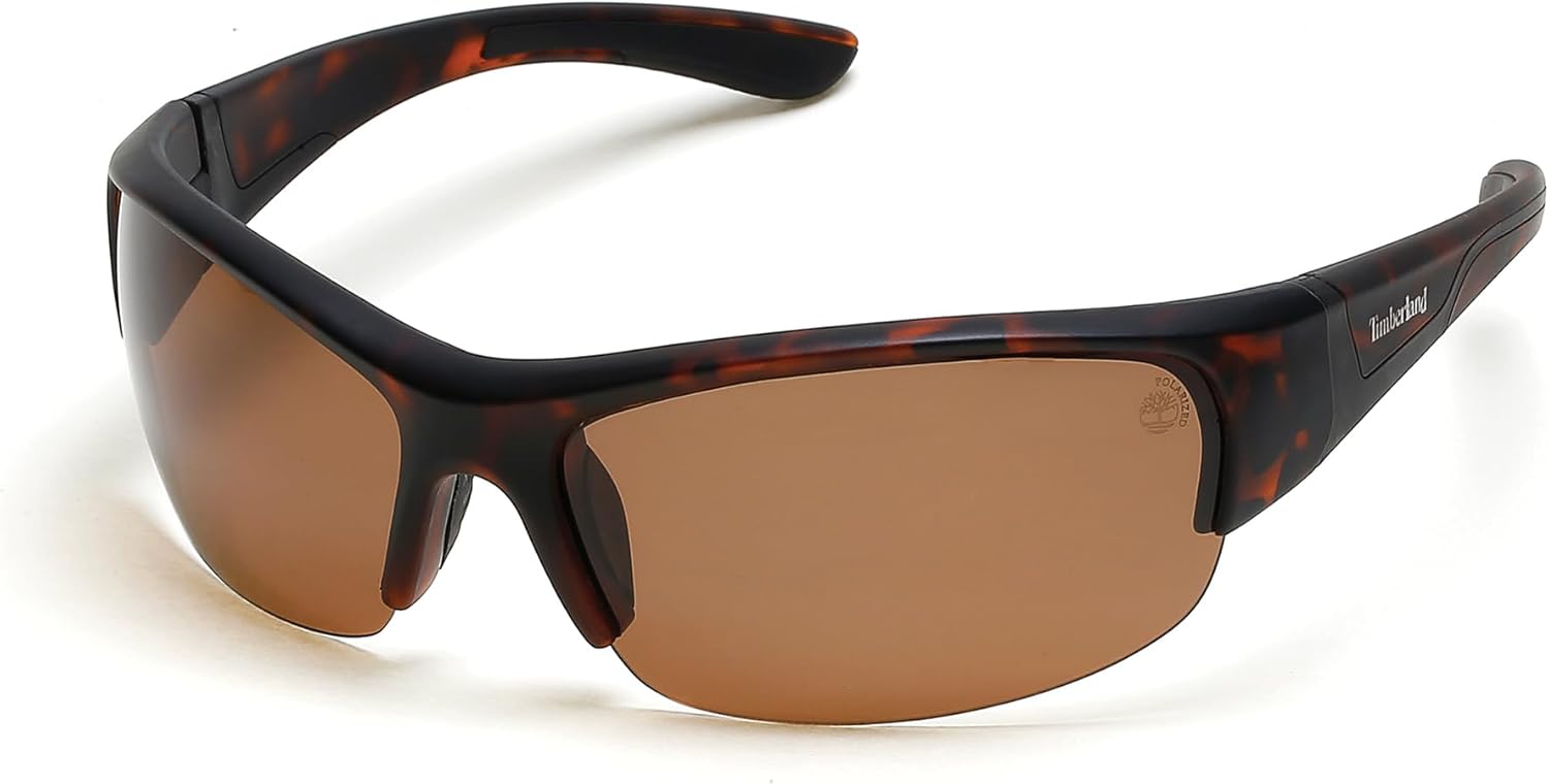 

Timberland мужские овальные солнцезащитные очки, Dark Havana/Brown Polarized