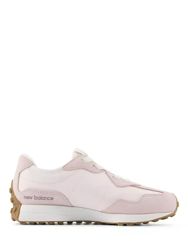 Детские кроссовки 327, розово-серебристые New Balance