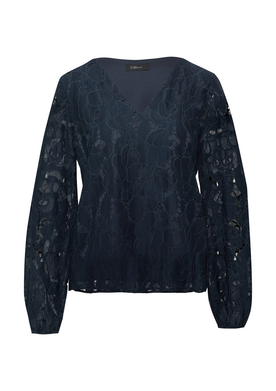 

Блуза s.Oliver BLACK LABEL, темно-синий