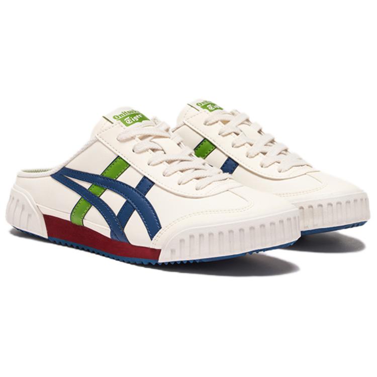 Onitsuka Tiger Мачуэйшн Сабот бежево-голубые, цвет Beige Blue — фото 3