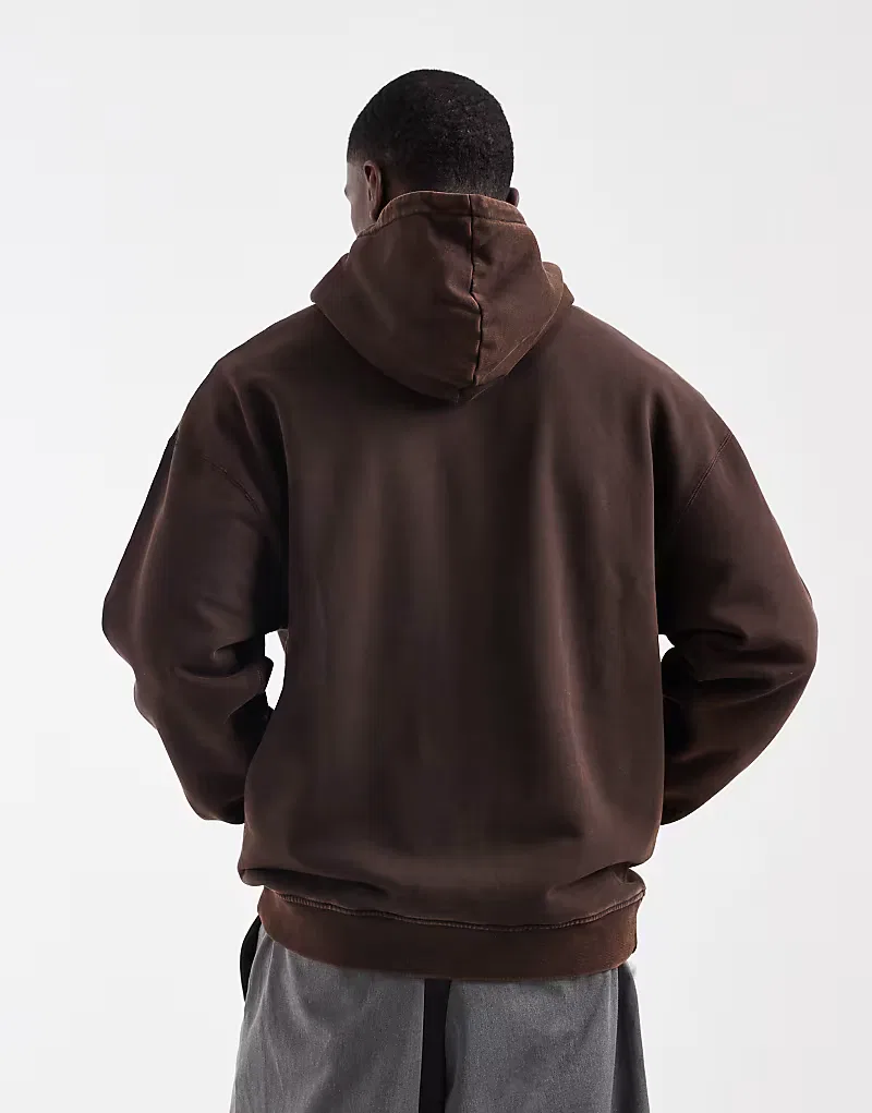 Худи Adidas Originals premium essentials, коричневый — фото 3