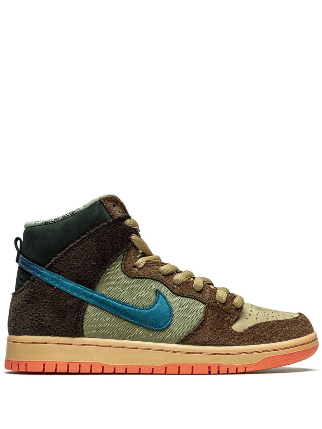 

Nike кроссовки SB Dunk High, коричневый