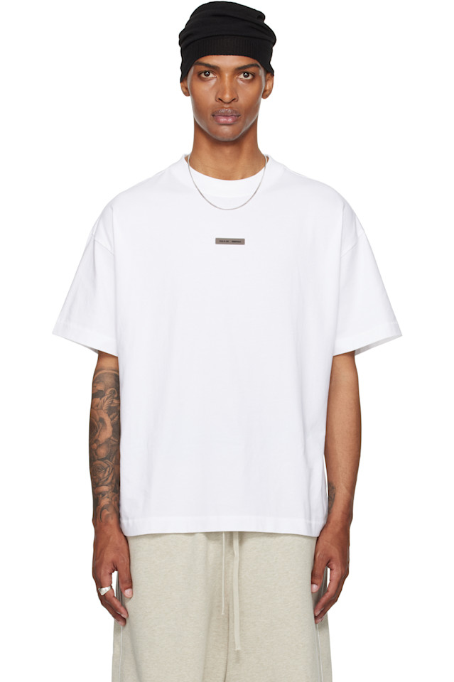

Винтажная футболка Fear Of God Essentials, белый