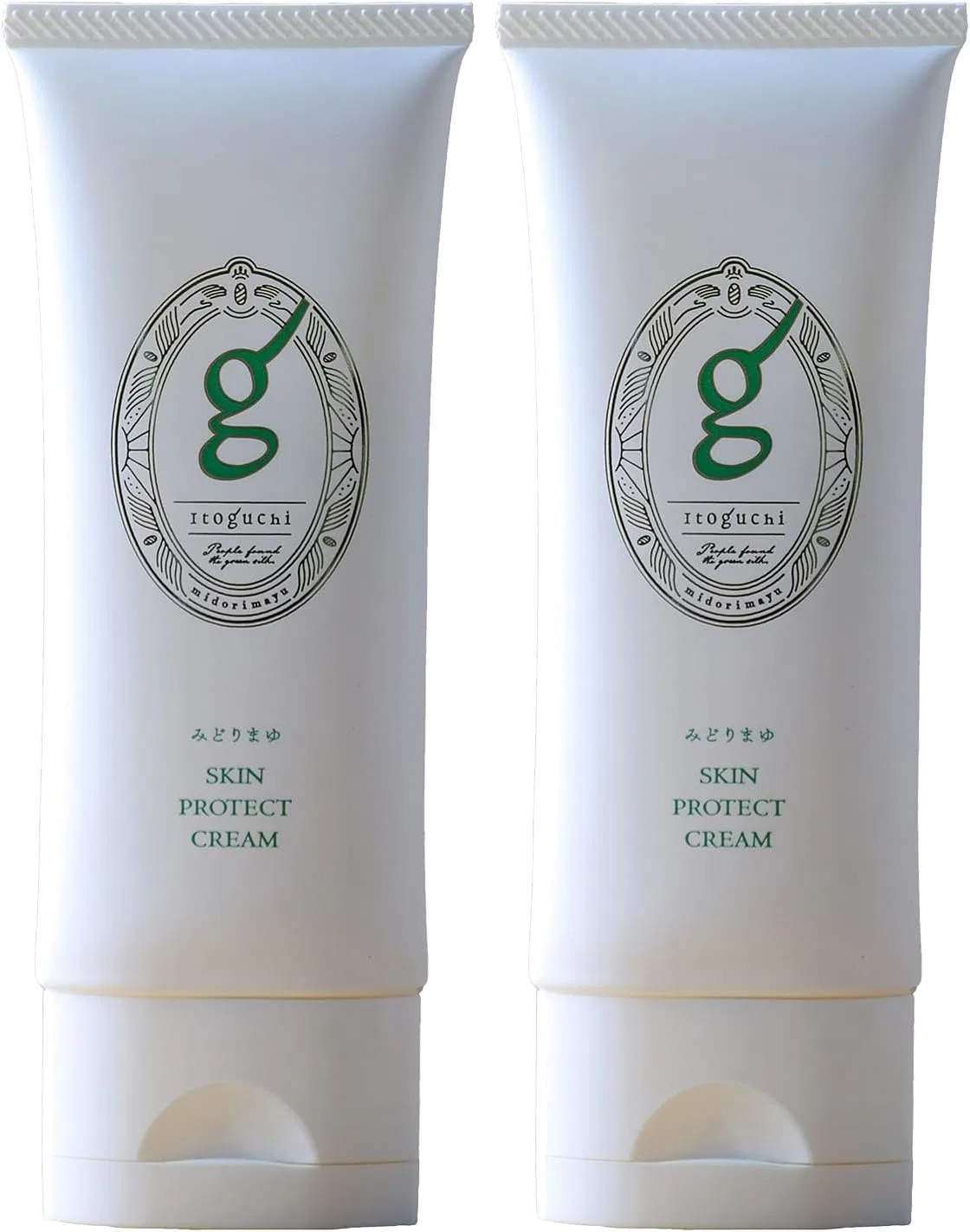 Крем для рук и тела Itoguchi Green Mayu Skin Protect Cream, 60 г × 2, цитрусовый аромат