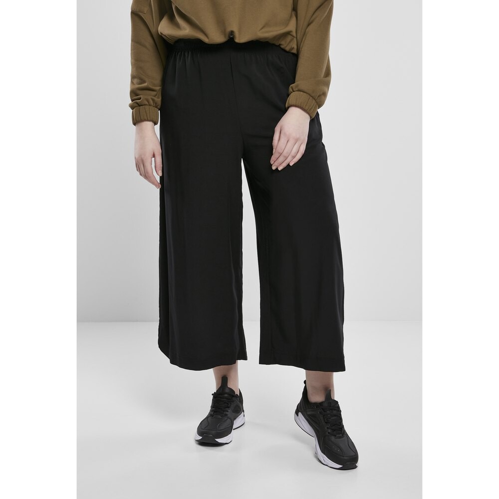 

Брюки Urban Classics Wide Viscose Culotte Big, черный