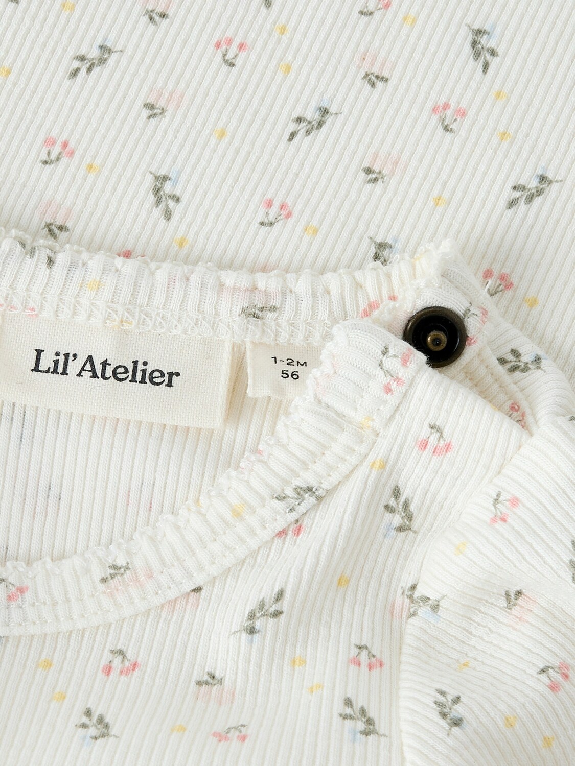 Lil'Atelier Комбинезон 'NBFGAGO' белого цвета — фото 3