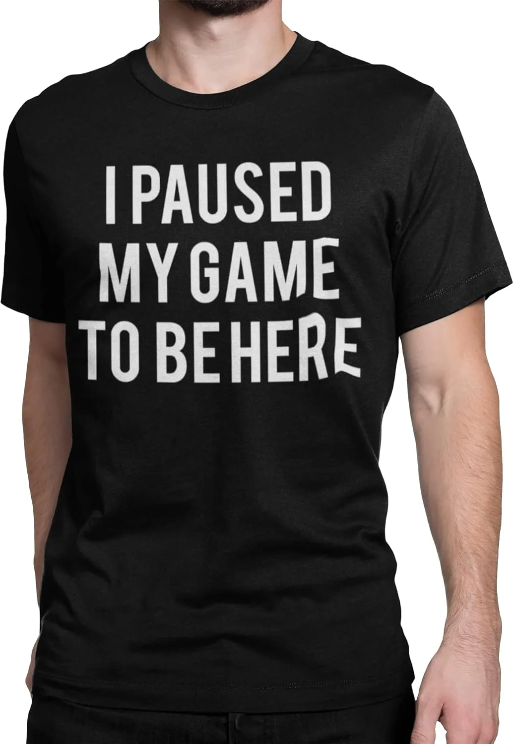 

Футболка Funny Video Gamer с принтом "I Paused My Game to Be Here" BROOKLYN VERTICAL