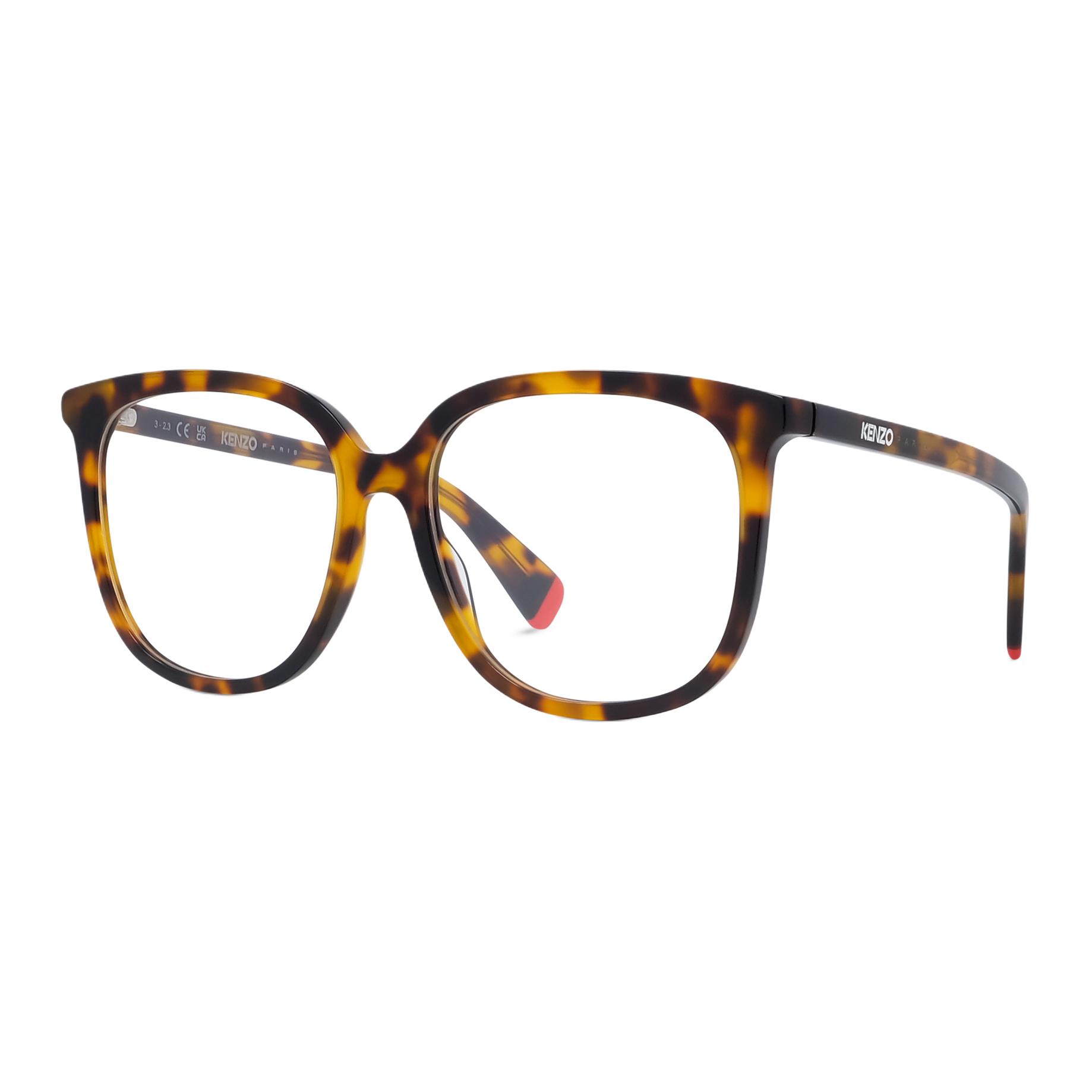 

KENZO Ацетатные квадратные очки унисекс в черепаховом цвете, Tortoiseshell