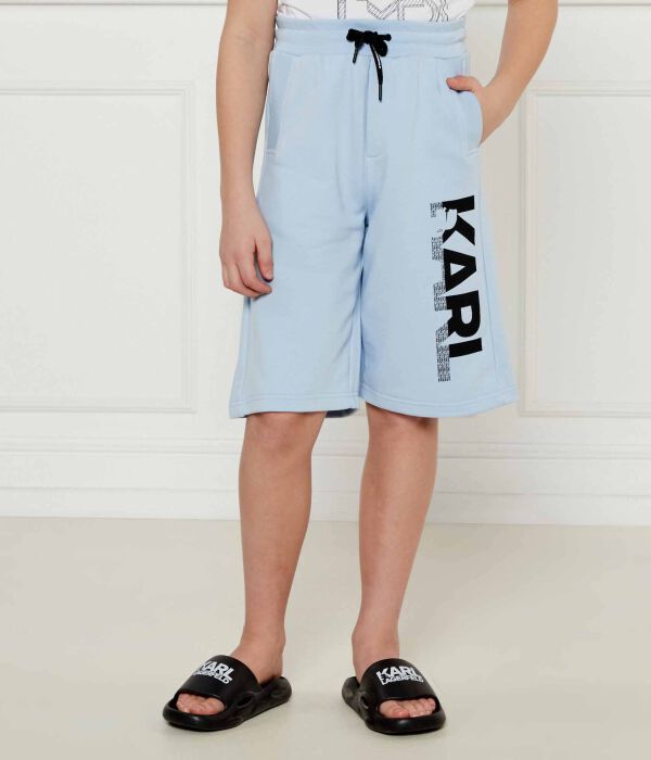

Шорты Regular fit Karl Lagerfeld Kids, синий