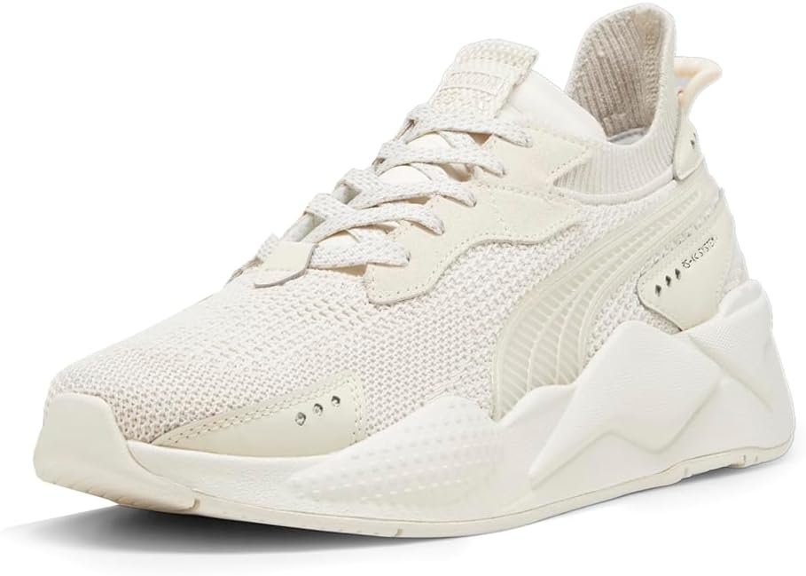 Кроссовки PUMA мужские Rs-Xk на шнуровке, повседневные - бежевые, Alpine Snow-alpine Snow — фото 2