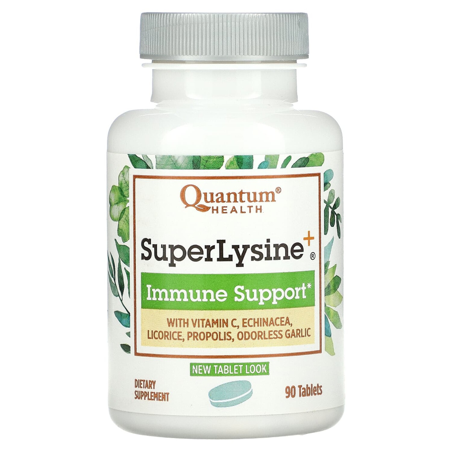 

Quantum Health Super Lysine + Immune System супер лизин + поддержка иммунитета 90 таблеток