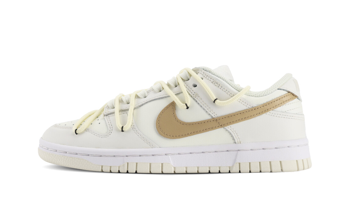 

Кроссовки для скейтбординга Dunk женские с низким верхом цвета хаки Nike