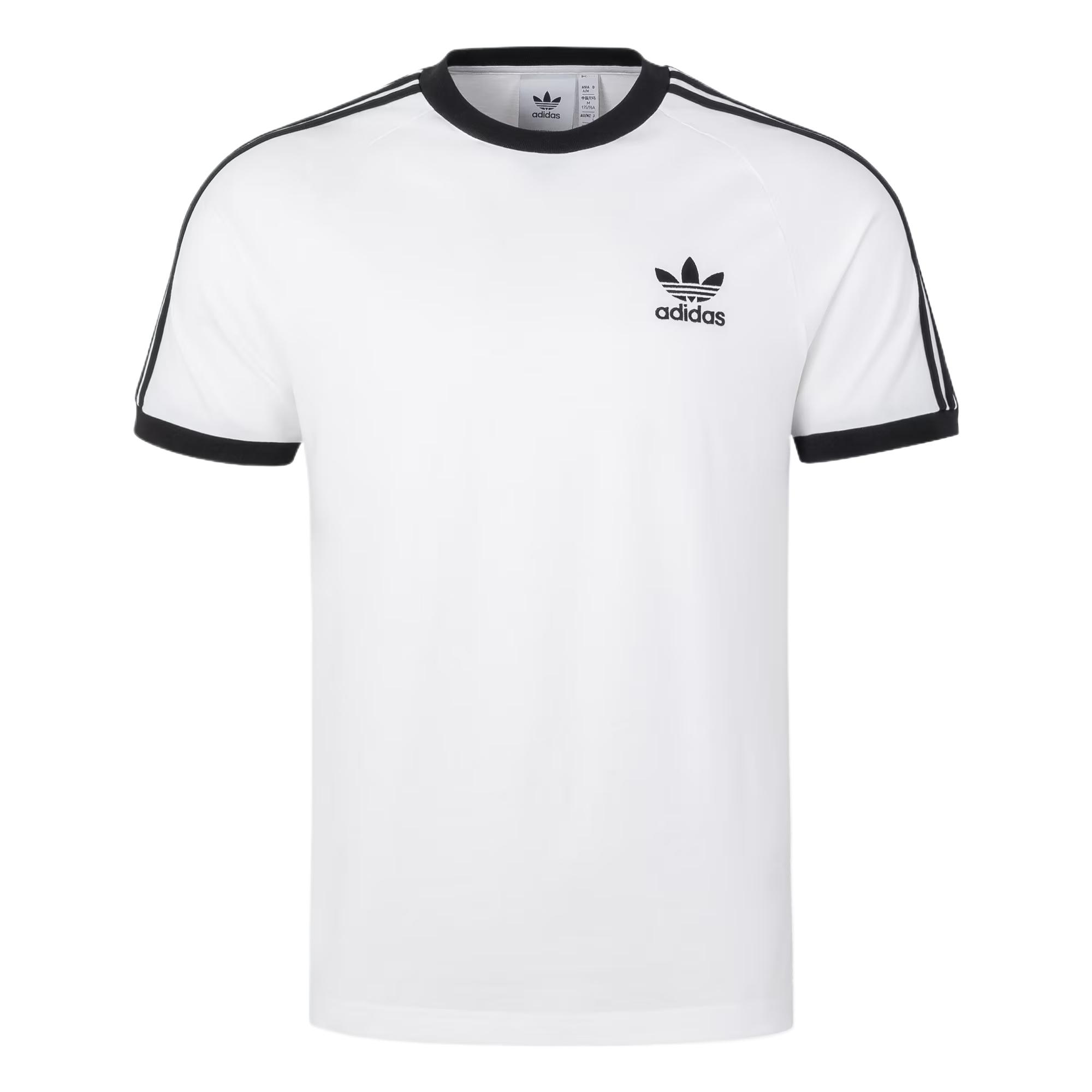Футболка Originals Classic 3 Stripes Adidas, белый — фото 3