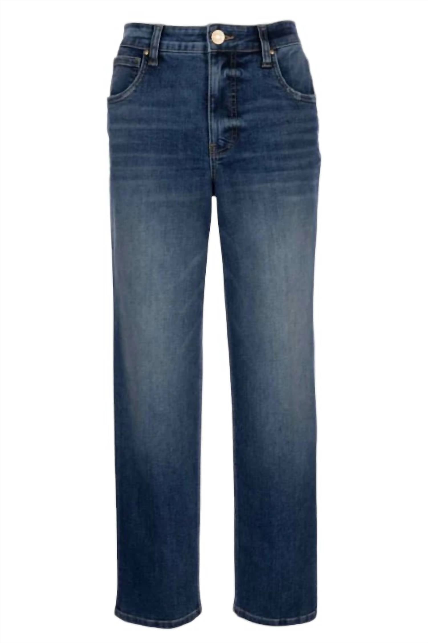 

Женские джинсы Elizabeth High Rise Fab Ab в изысканной потертости KUT FROM THE KLOTH, цвет dainty wash