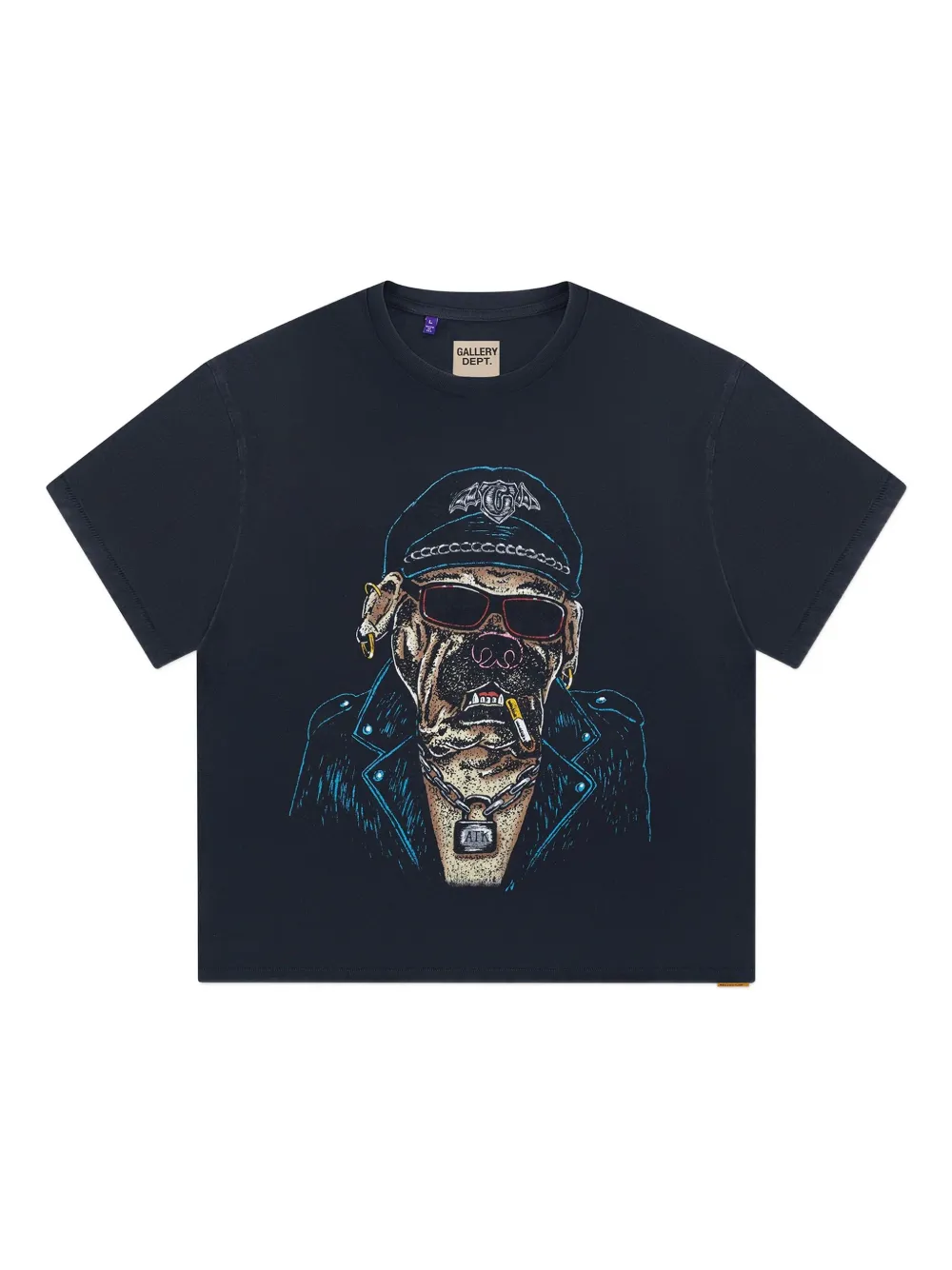 

Футболка Oct Biker Dog GALLERY DEPT., черный