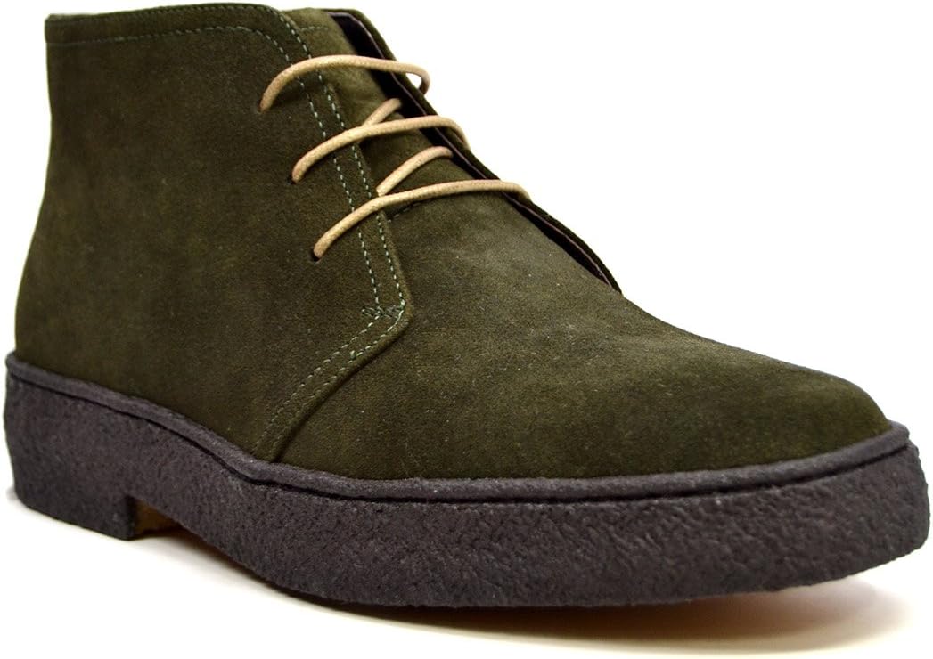 

Оригинальные высокие кожаные кроссовки Playboy British Collection, оливковый