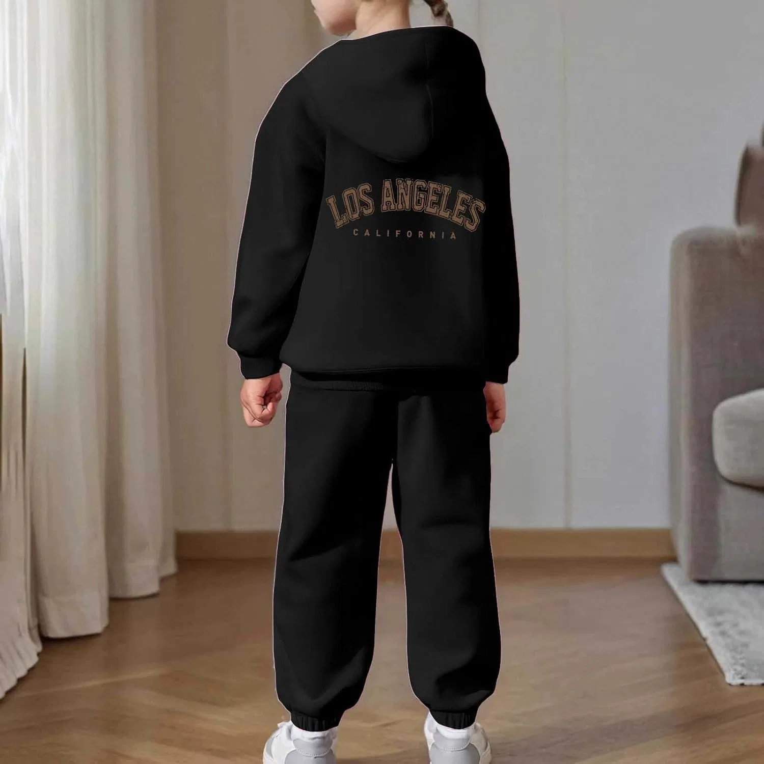 Детский спортивный костюм с принтом Brooklyn, 2 предмета, Z 01 Black — фото 3