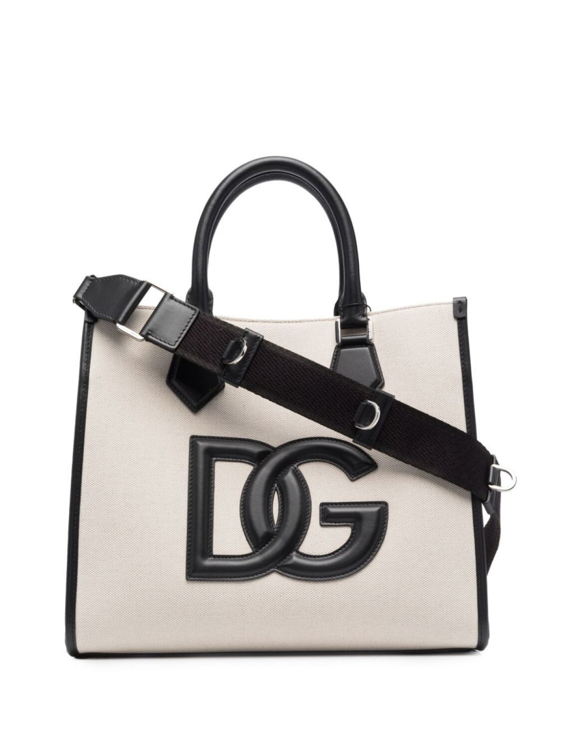 

Dolce & Gabbana сумка-шопер с нашивкой-логотипом, нейтральный цвет
