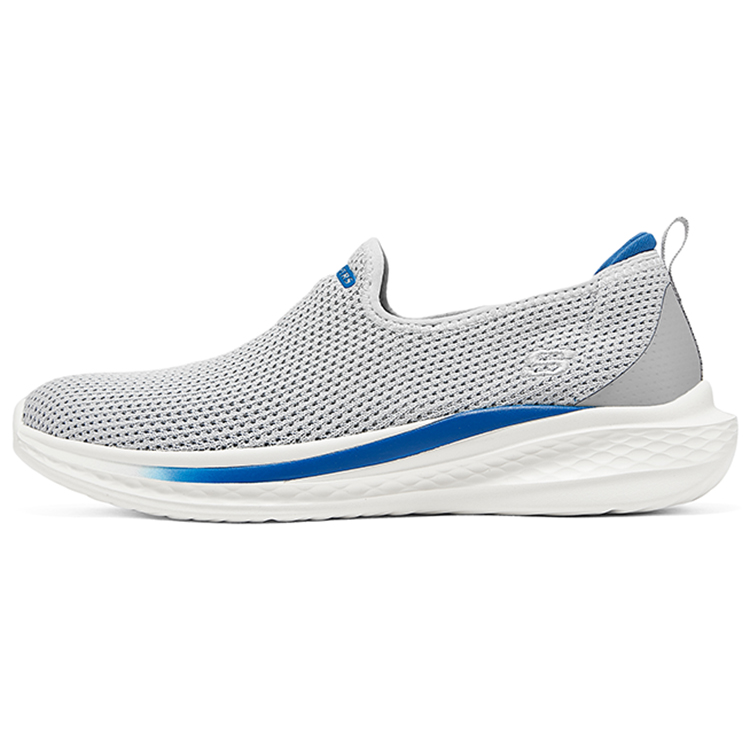 

Низкие повседневные туфли мужские серые Skechers, Gray