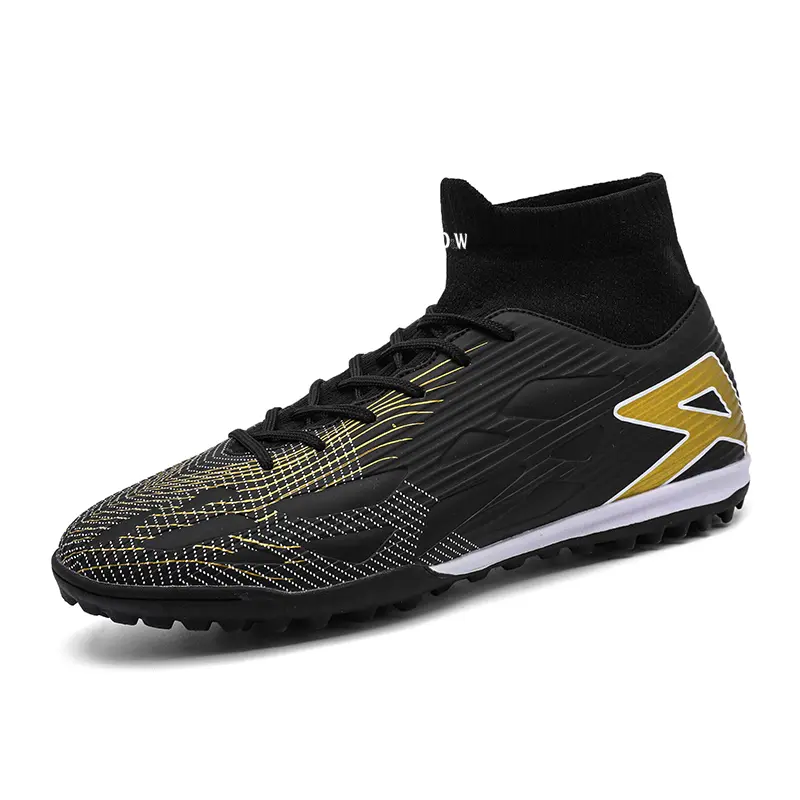 

Футбольные бутсы для детей и подростков с высокой амортизацией и износостойкостью D&W, черный