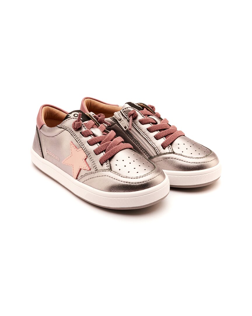 

Старые подошвы Платиновый бегун Кожаные кроссовки Old Soles, серый