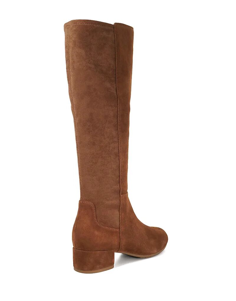 Сапоги Dune London Wide fit wf tayla до колена, светло-коричневые — фото 3