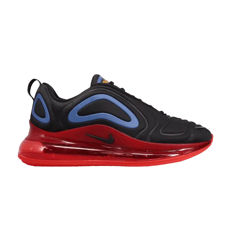 

Кроссовки Nike Air Max 720 GS 'Black Blue Red', черный