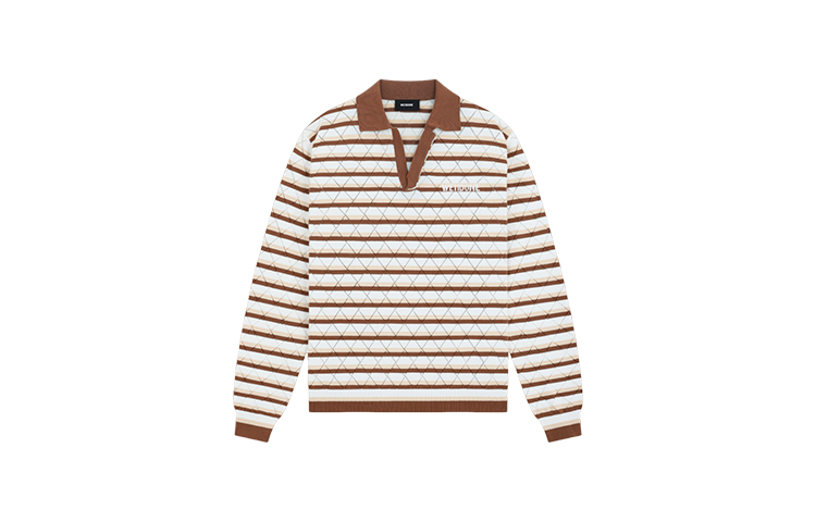 

Футболки-поло Unisex с воротником-поло, умеренно прямого кроя WE11DONE, коричневый