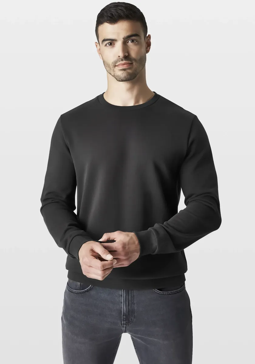 

Толстовка BMW, OFFSET TAG SWEAT CREW, черный