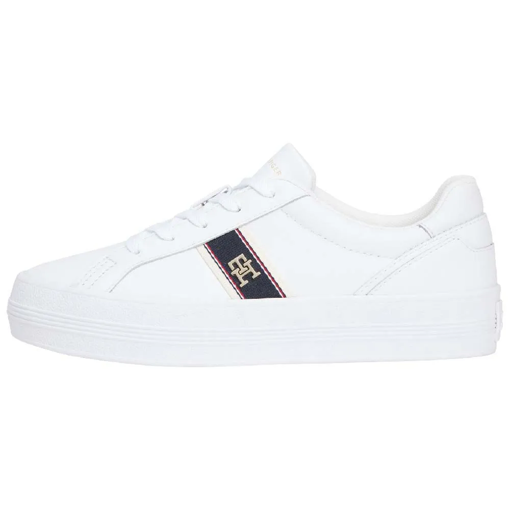 Кроссовки Tommy Hilfiger Vulc Webbing, белый — фото 4
