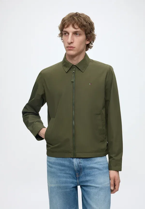 Куртка Tommy Hilfiger Packable ivy jacket summer jacket, платиновый оливковый