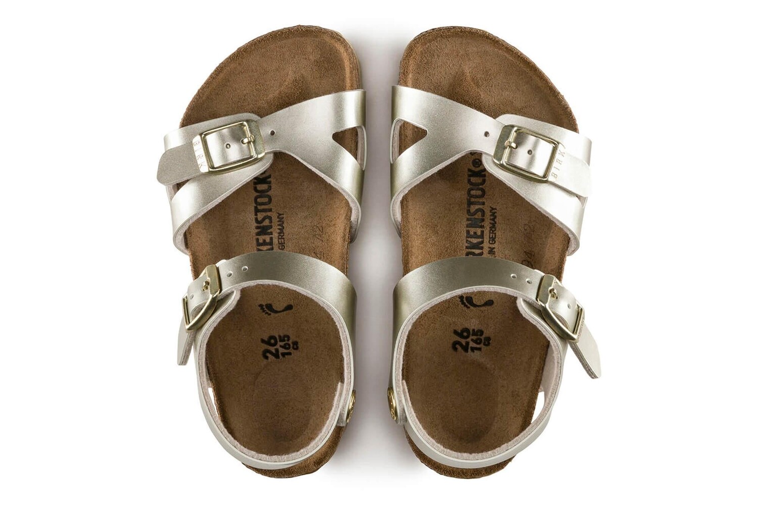 Сандалии Rio bf - обычный Birkenstock, серебряный — фото 3