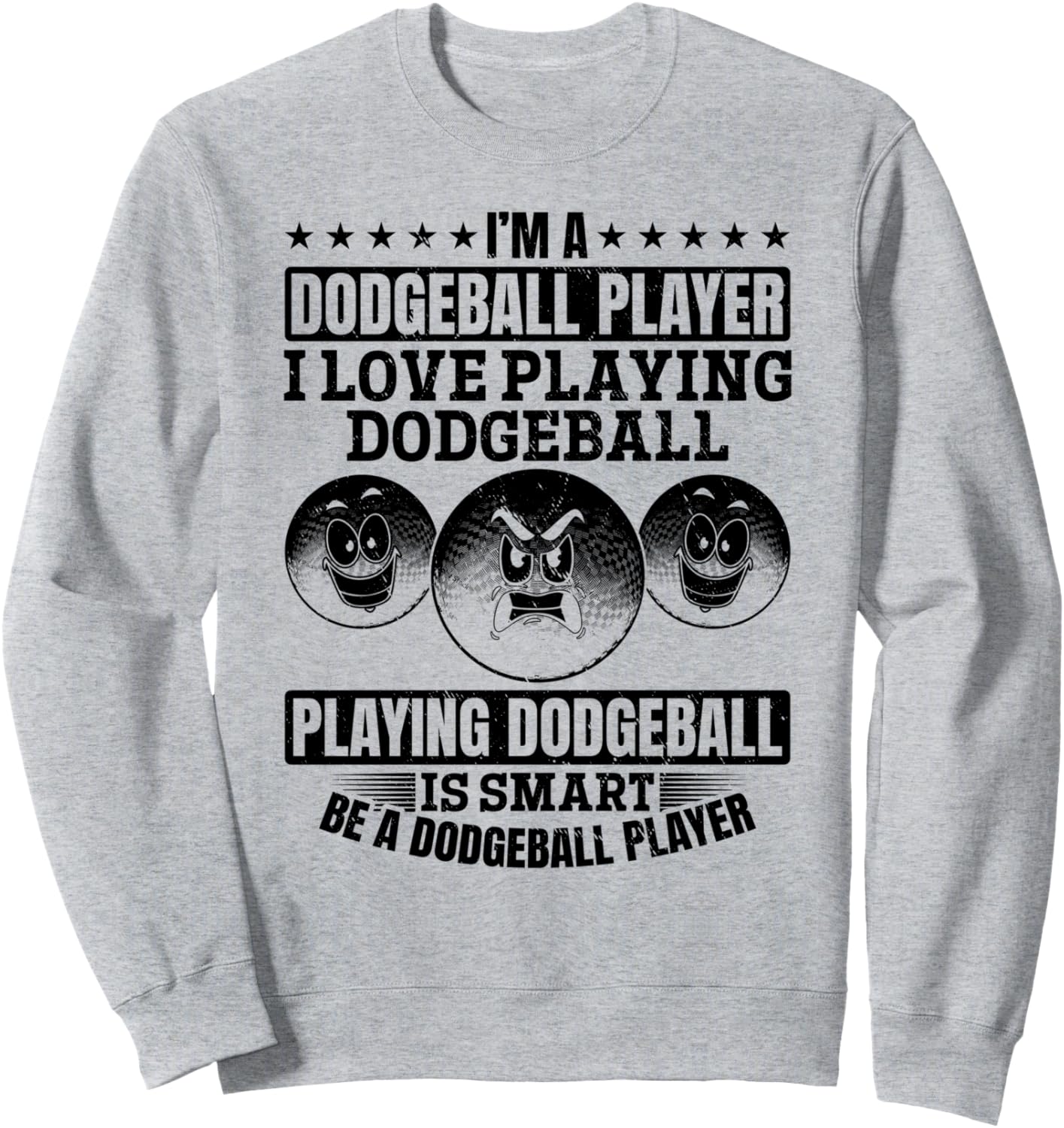 

Я игрок в доджбол. Я люблю играть в доджбол. Толстовка Playing Dodgeball Game Dodgeball Player, серый