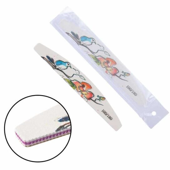 

Пилочка для ногтей Safe Package Boat Crescent 100/180 Bird, Molly Lac