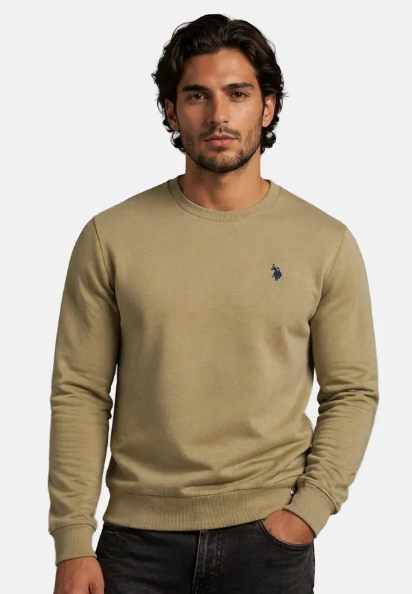 Свитшот Usjaxxon U.S. Polo Assn., бежево-синий
