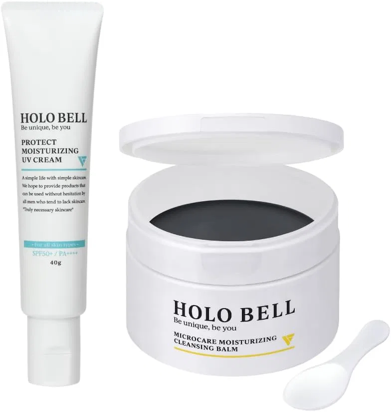 Солнцезащитный крем и очищающий бальзам HOLO BELL набор SPF50+ PA++++ 40 г + 30 г