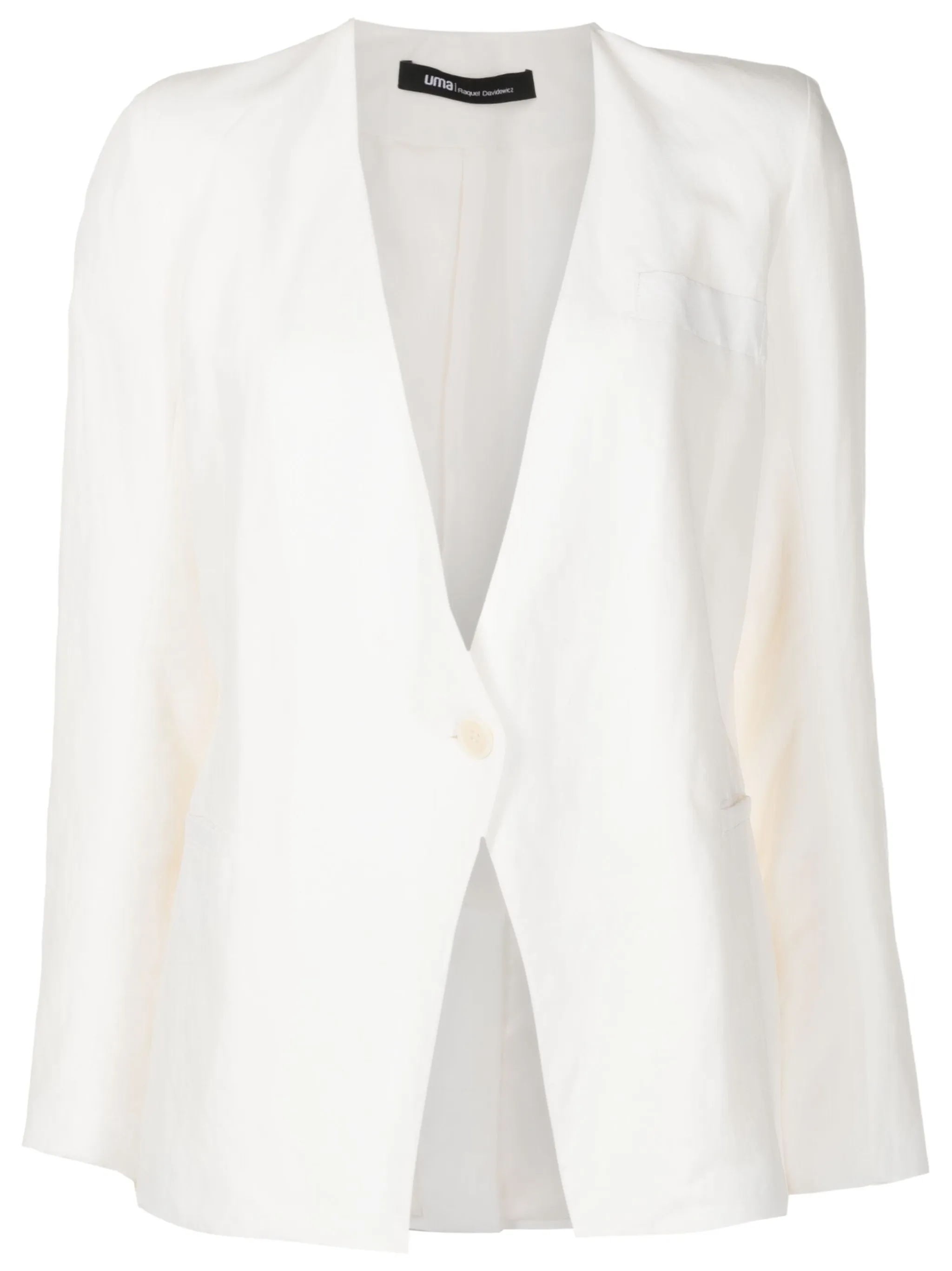 

Блейзер с глубоким V-образным вырезом Uma | Raquel Blay, белый