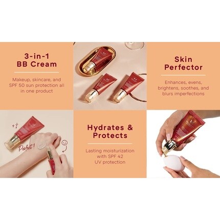 M Perfect Cover Bb Cream Spf 42 Pa+++ 50мл - Светло-бежевый, Missha — фото 3