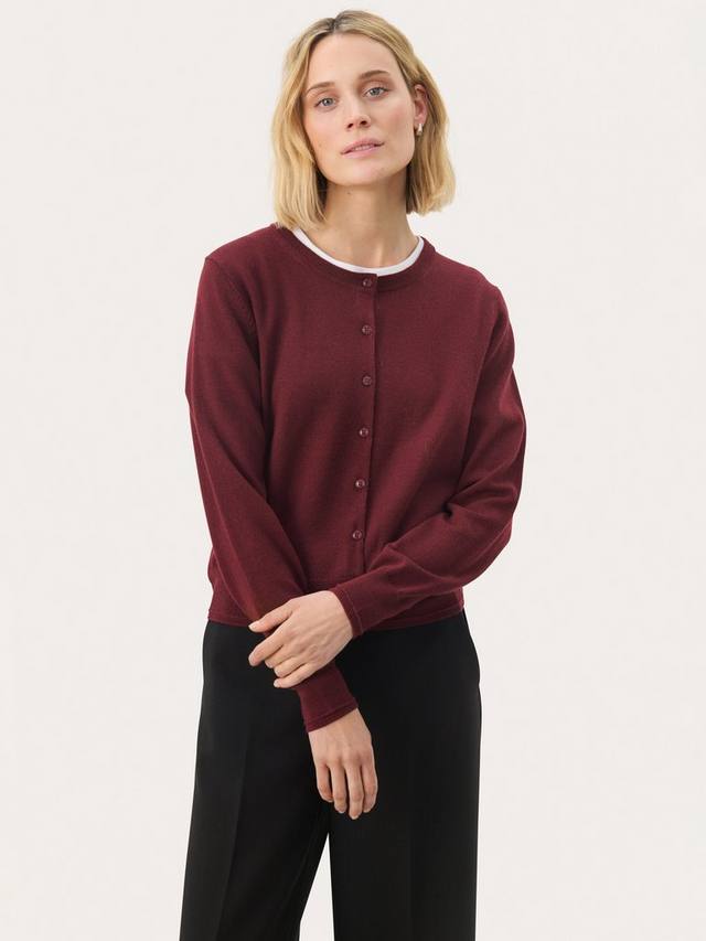 

NoelaniPW кардиган из шерсти с длинными рукавами и круглым вырезом Part Two