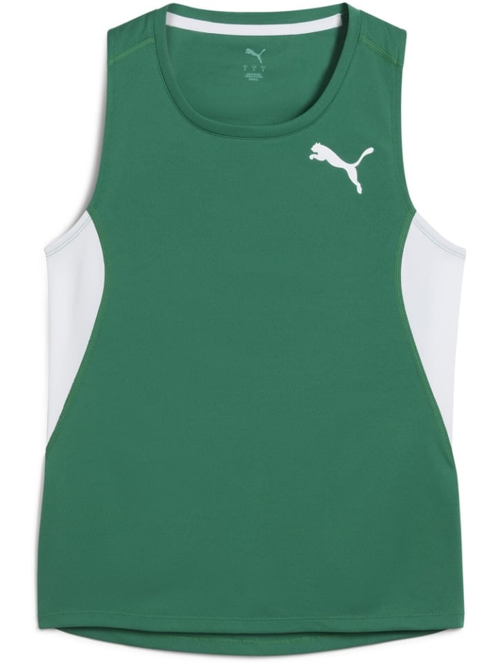 

Спортивная футболка W CROSS THE LINE SingleT 3.0 зеленого цвета Puma