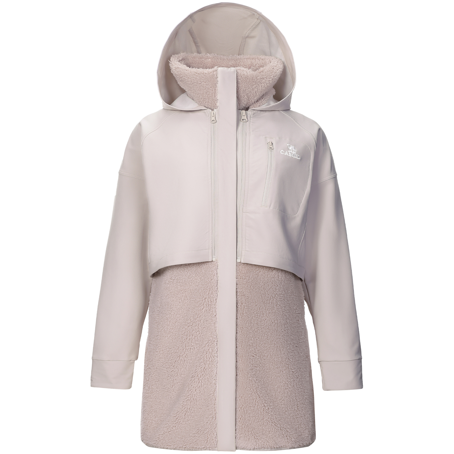 

Теплая флисовая коллекция Fleece Clothing для женщин CAMEL, oak серый