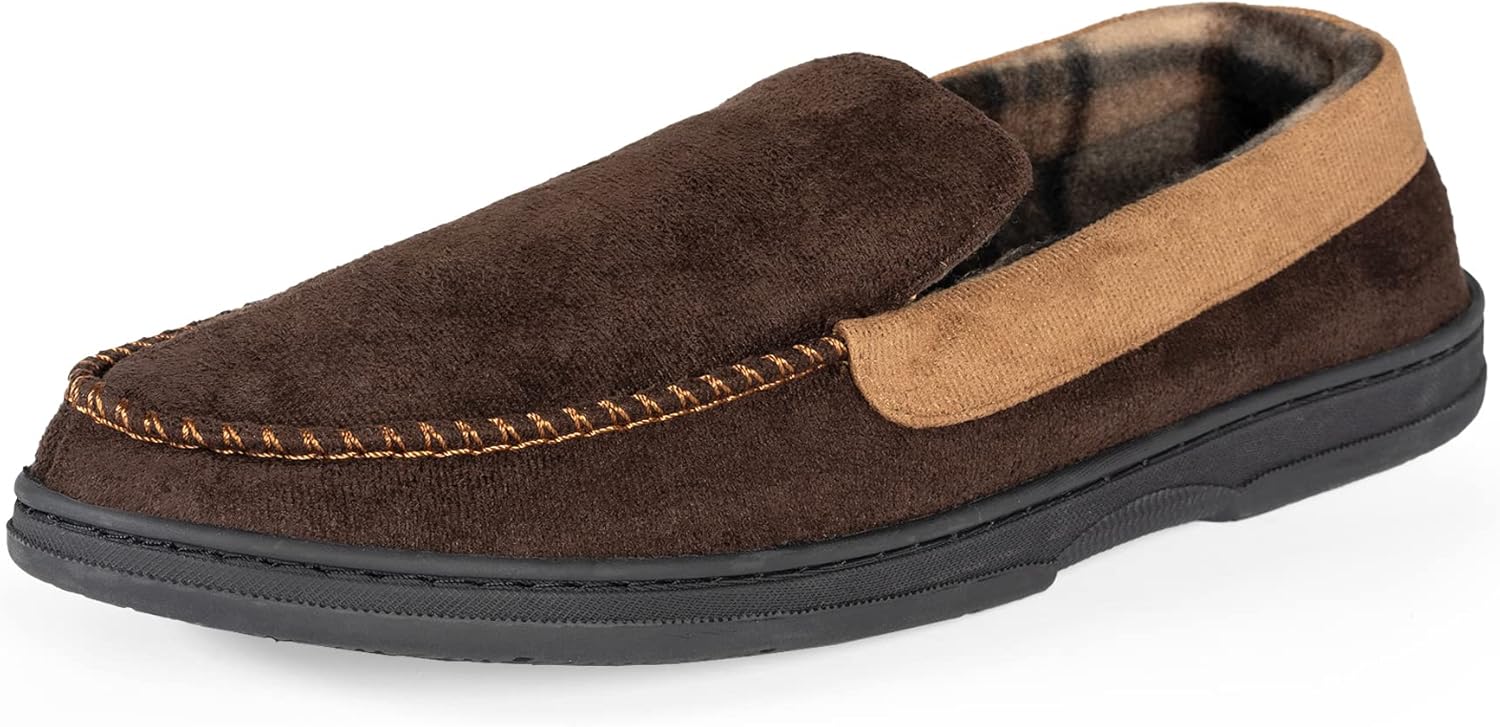 

Мокасины NORTY для мужчин  Микрозамша или твил  Пена с эффектом памяти - Дополнительно тепло, коричневый