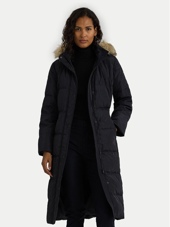 

Пуховик regular fit 297957518004 Lauren Ralph Lauren, синий
