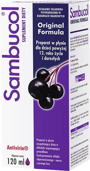 

БАД, Sambucol Original Formula, Добавка , 120 мл Adamed